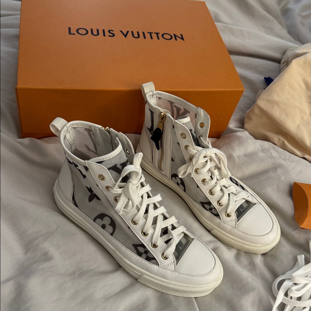 Louis Vuitton Mesh Stellar High Top Sneaker